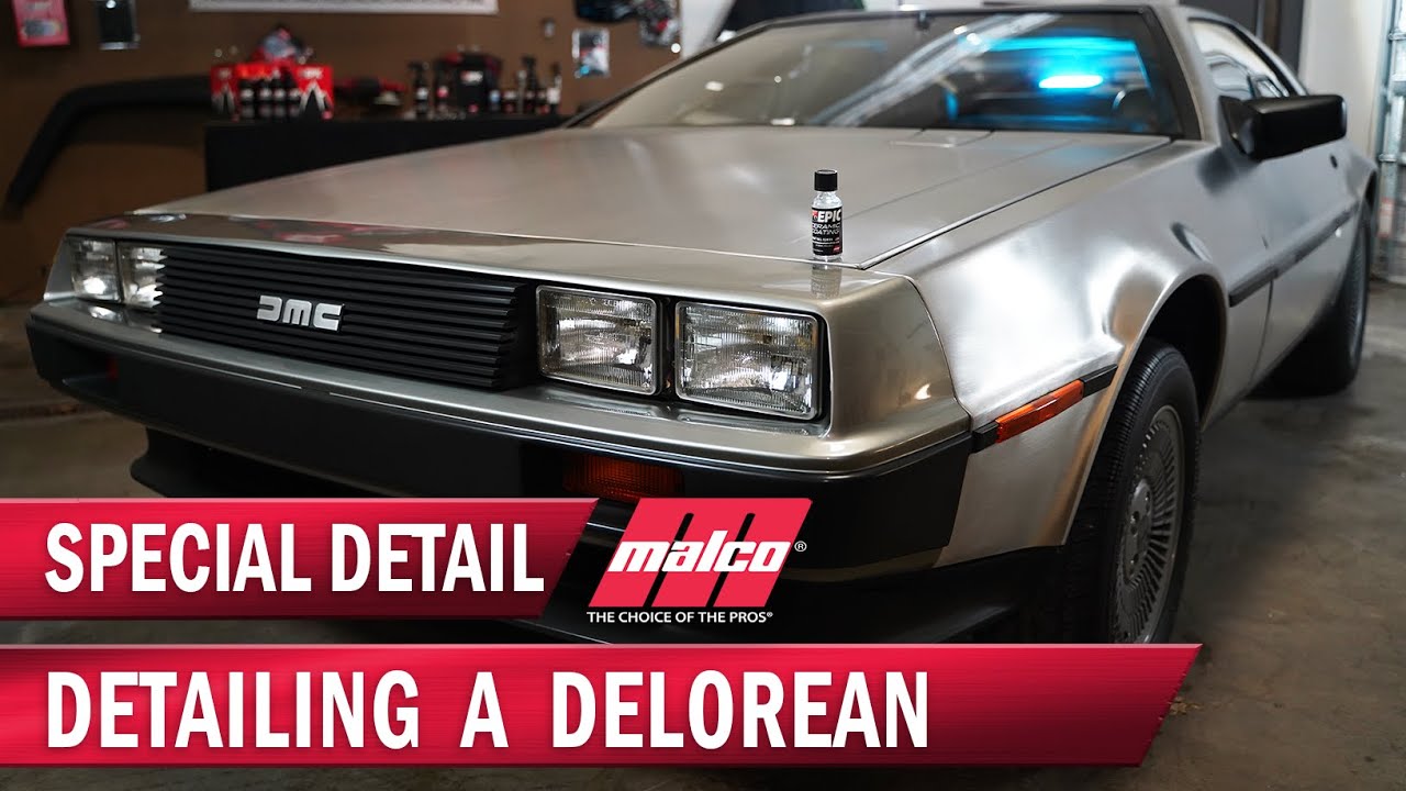 Detailing a DeLorean: First Ceramic-Coated DeLorean?