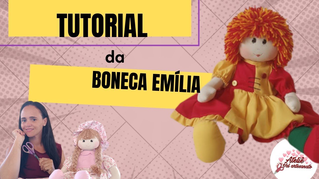 Boneca de pano Emilia