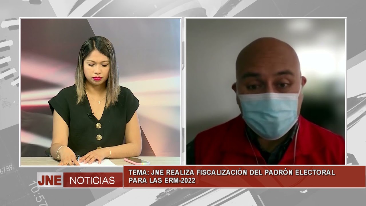 JNE realiza  fiscalizaci&oacute;n del padr&oacute;n electoral  para las ERM 2022