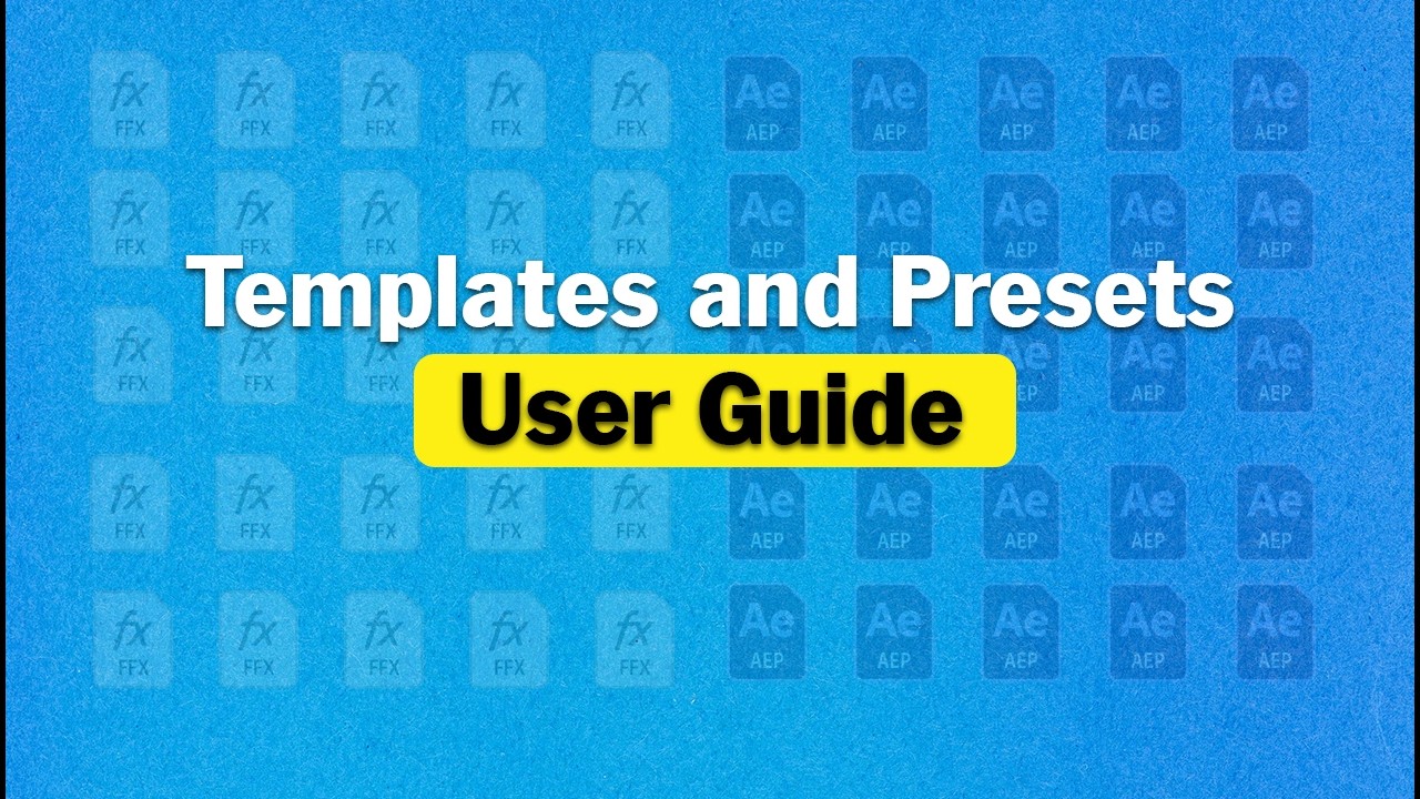 My AE Presets and Template User Guide | Geolayers3