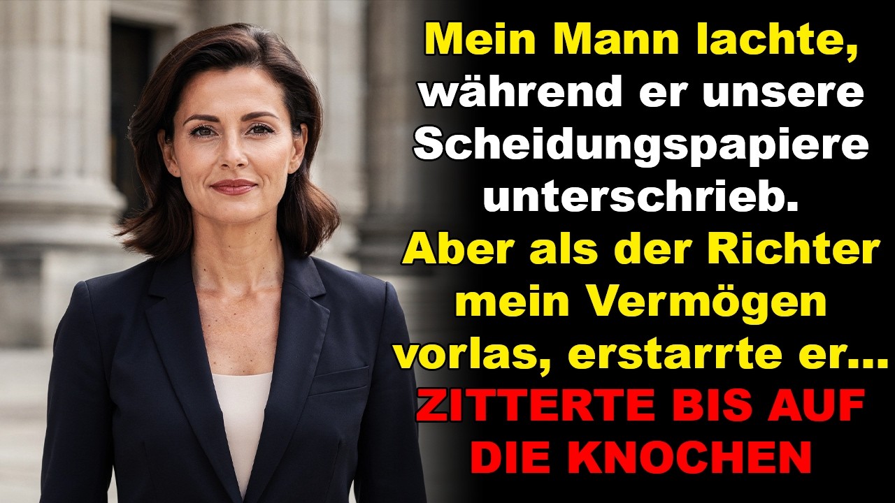 Bei der Scheidung lachte mein Mann – bis der Richter mein Vermögen nannte, die Familie erstarrte…