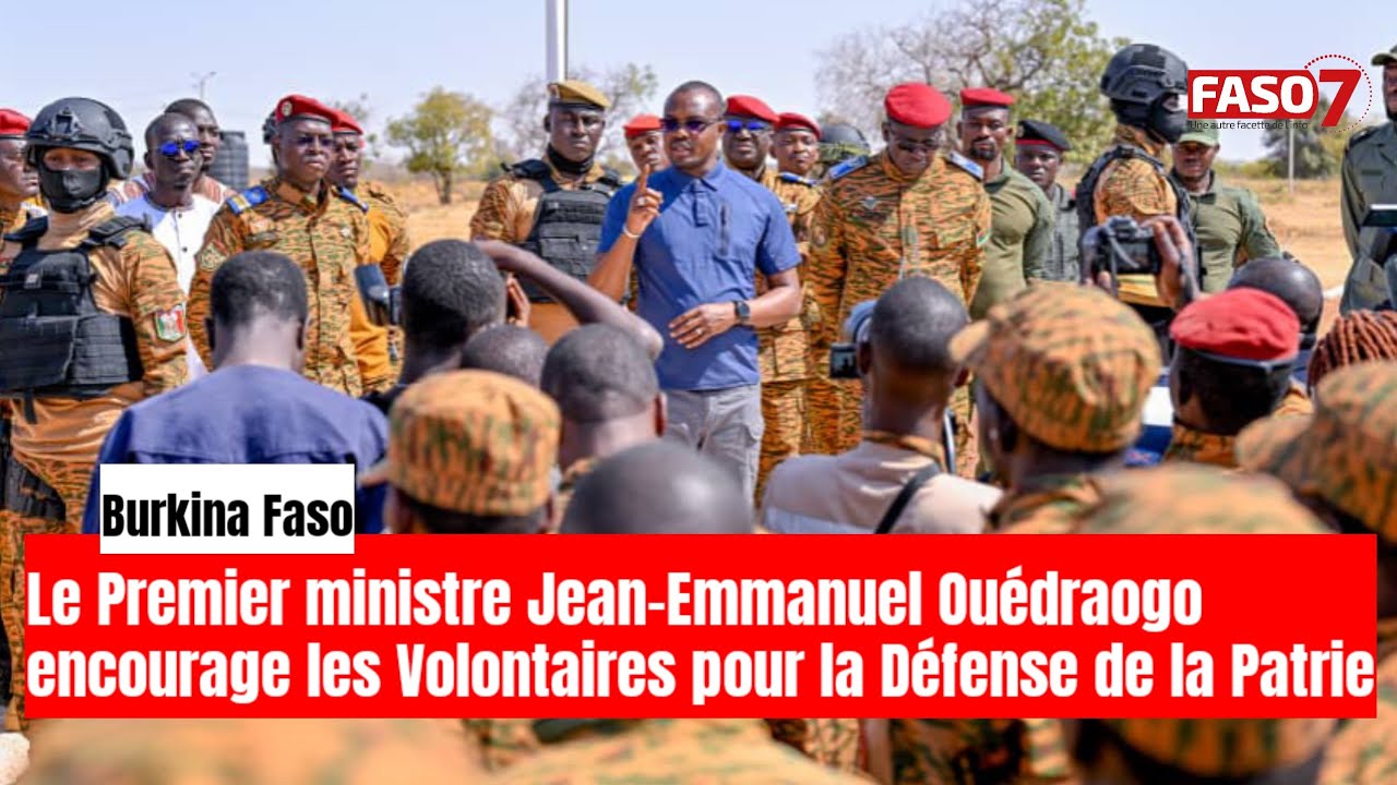Burkina Faso : Le Premier ministre Jean-Emmanuel Ouédraogo encourage les VDP