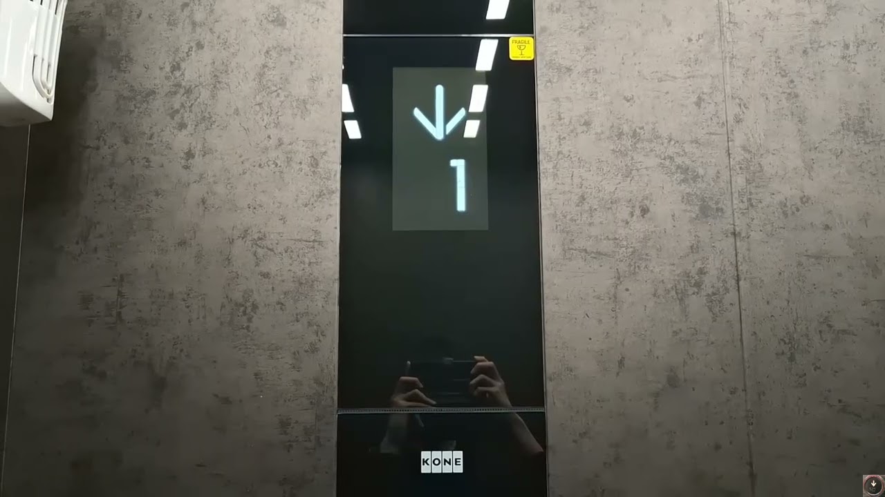 Very Nice Kone Elevator/ Lift with Touchless Button at JHL Auto Alam Sutera, Tangerang