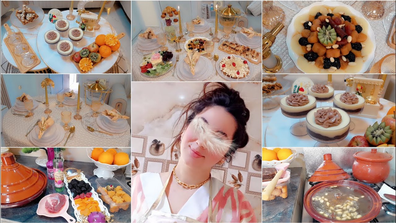 عرضة فاخرة✨️ 🩷طاولة رمضانية تحمر الوجه😍وصفات يقطرو بالبنة ✨️تقديمات للسهرة.....