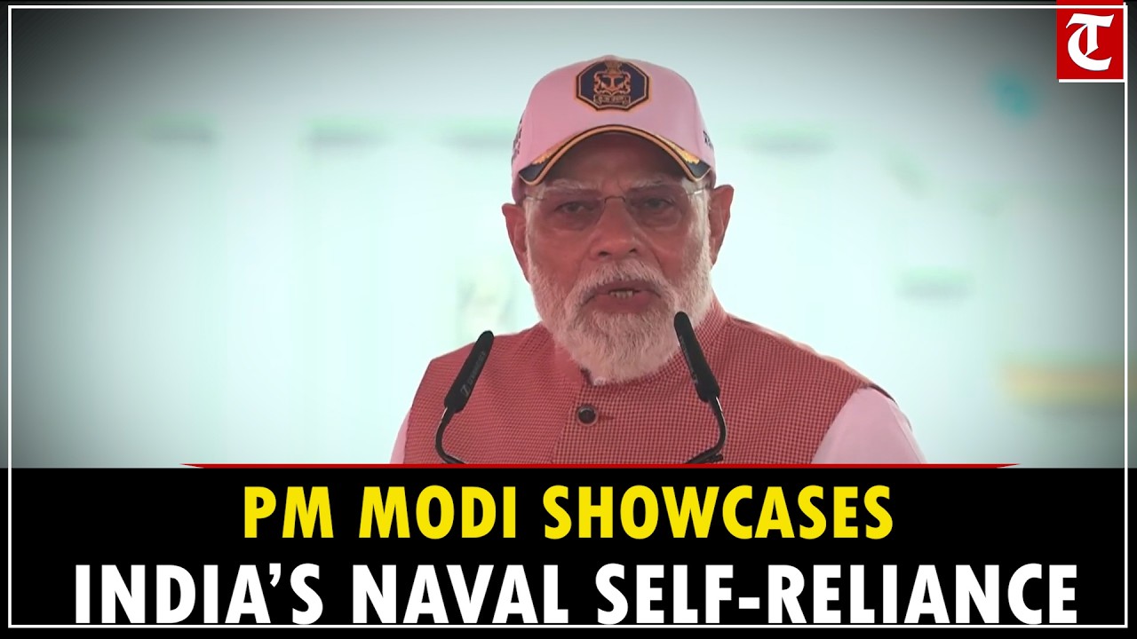 PM Modi Highlights Aatmanirbhar Bharat as India Commissions Three Indigenous Naval Vessels