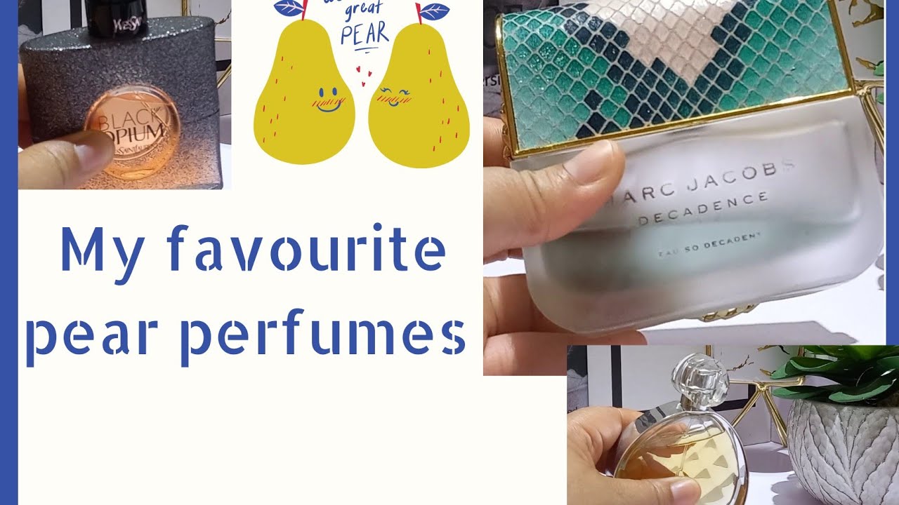 My top 8 pear perfumes 🍐🥰 #perfume, #fragrance, #perfumereview