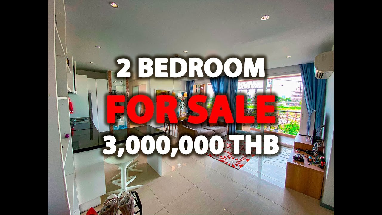 2 Bedrooms apartment for sale in Atlantis Condo Resort #hotrealestatepattaya #pattayaproperty
