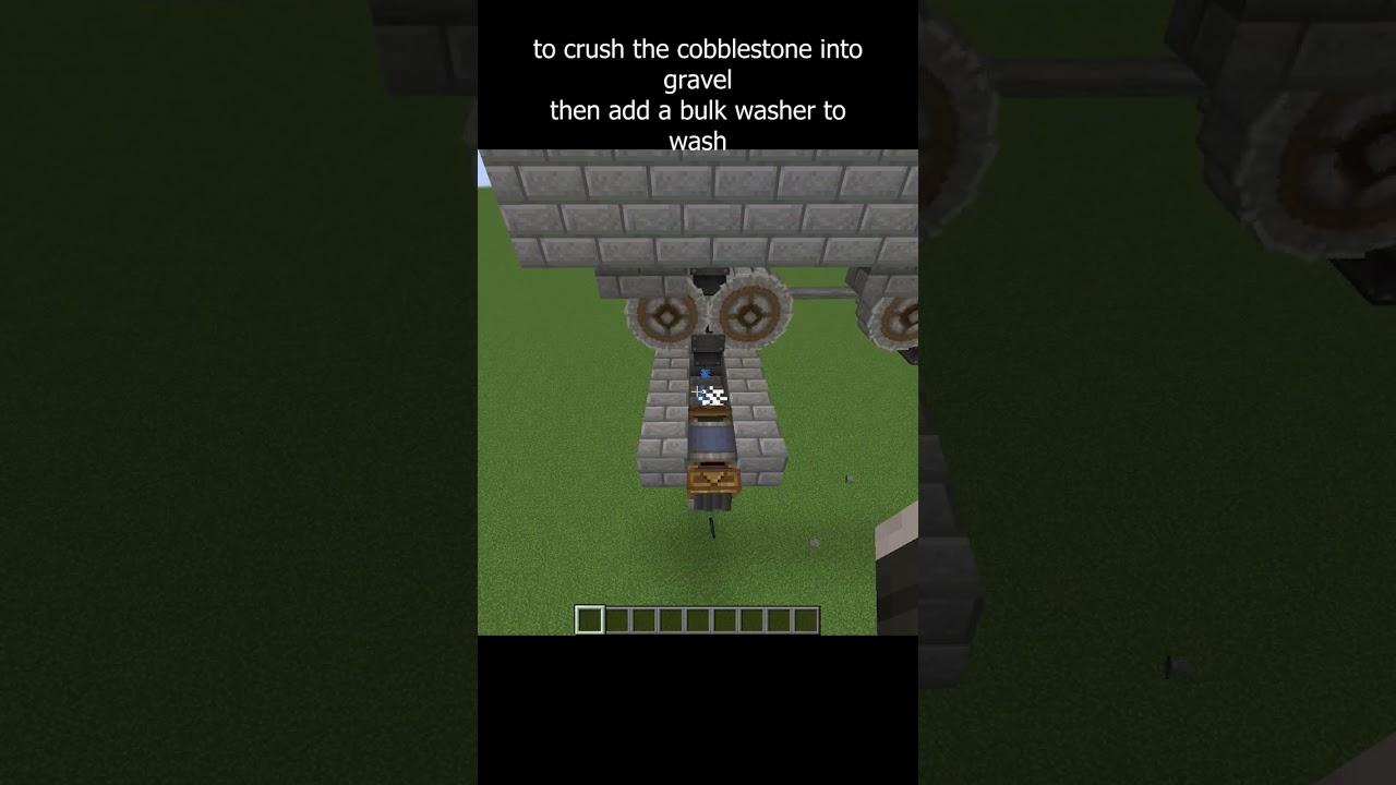 How to Make Infinite Iron with the Create Mod #shorts #minecraft #createmod