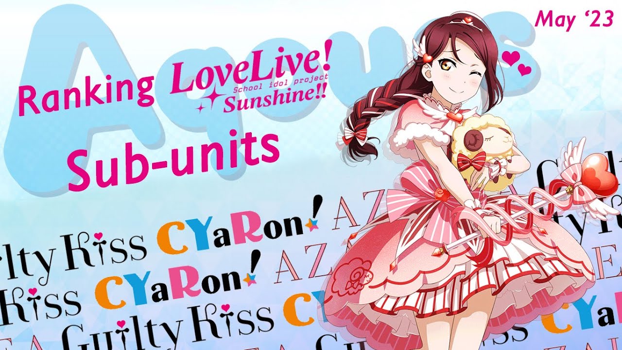 Ranking Aqours Subunit Songs | Love Live! Sunshine!!