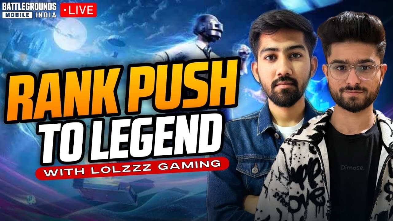RANK PUSH TO LEGEND IN ULTIMATE ROYALE KunalGamerLive | BGMI LIVE WITH @LoLzZzGaming