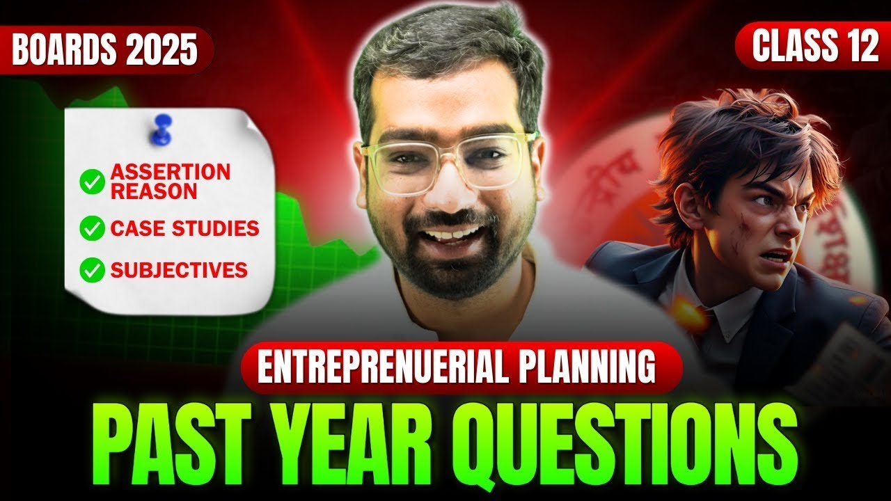 PYQs | Chapter 2: Entrepreneurial Planning | Entrepreneurship | Class 12 CBSE"🏆