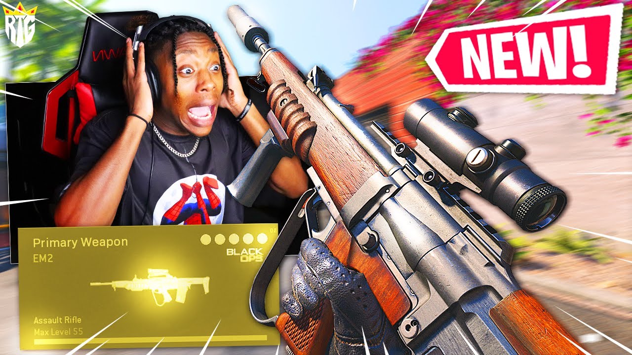 the NEW EM2 ASSAULT RIFLE MELTS in WARZONE! 😍 (Call of Duty: Warzone) Best EM2 Class Setup