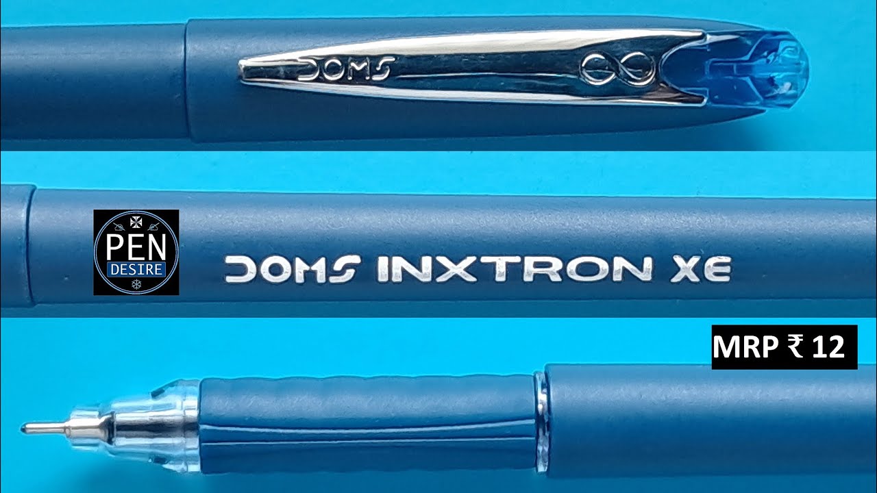 Шариковая ручка Doms INXTRON XE, рекомендованная розничная цена - 12 рупий - Исполнительная шарик...