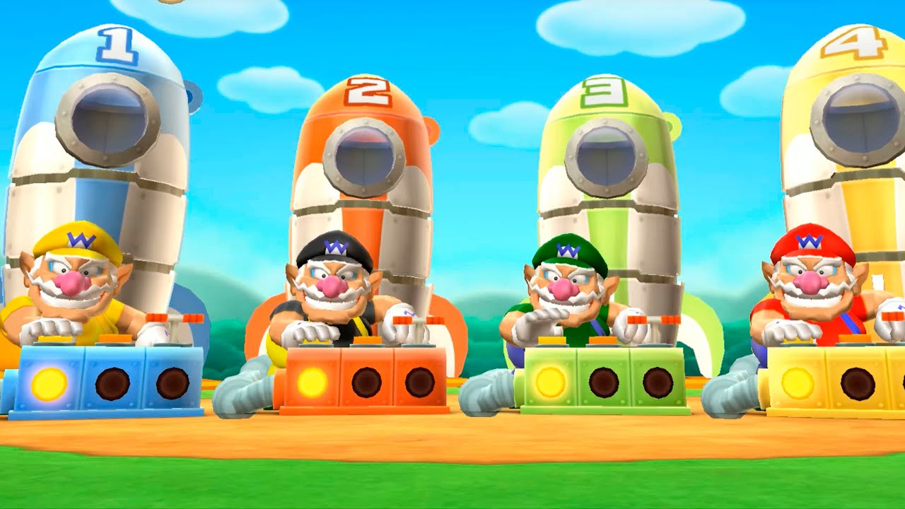 Mario Party 9 Mod - Minigames - Daisy Vs Koopa Troopa Vs Luigi Vs Mario #Onlymario