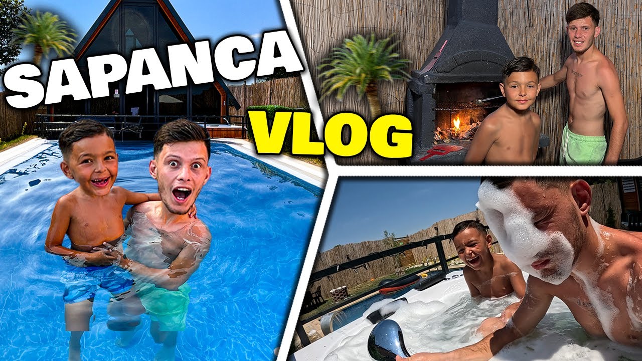 KARDEŞİMLE 24 SAAT BUNGALOV TATİL VLOG!!