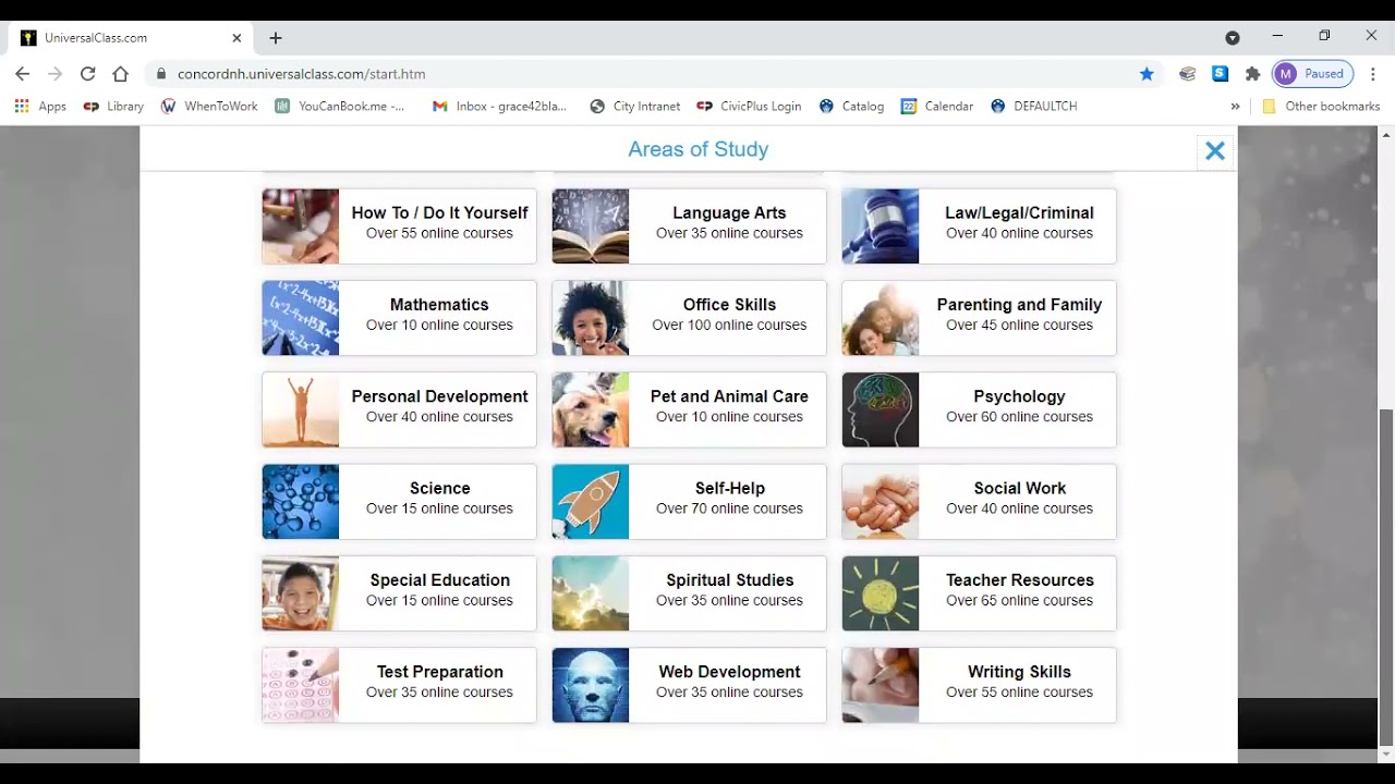 500+ Online Classes through Your Library