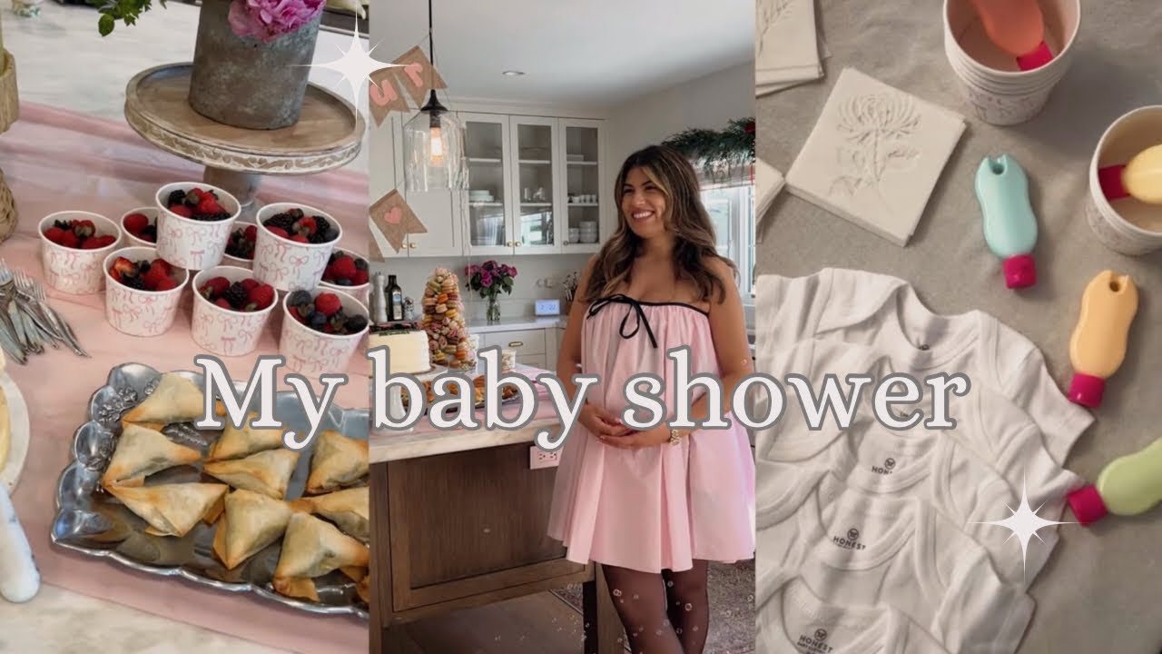 Baby Shower Get Ready + Outfit Reveal | Third Trimester Prep