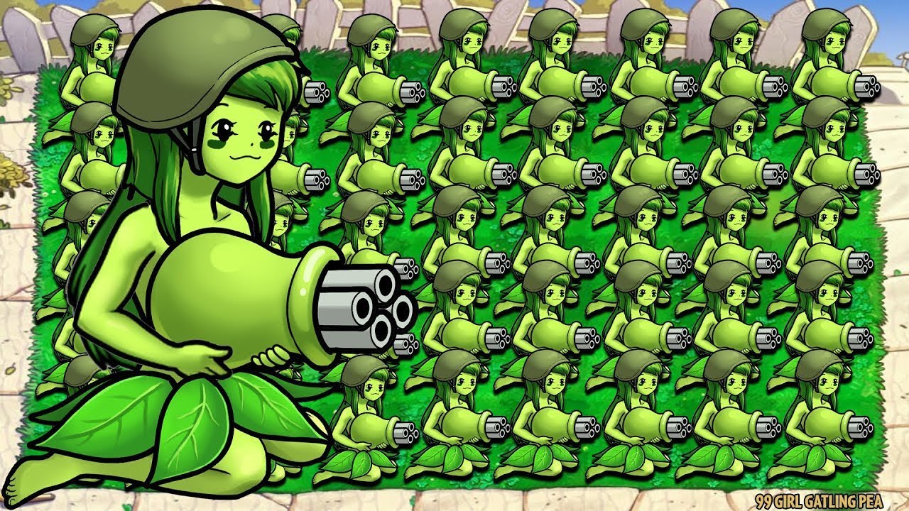 Plant Vs Zombies 9999Galting Vs Dr.Zomboss