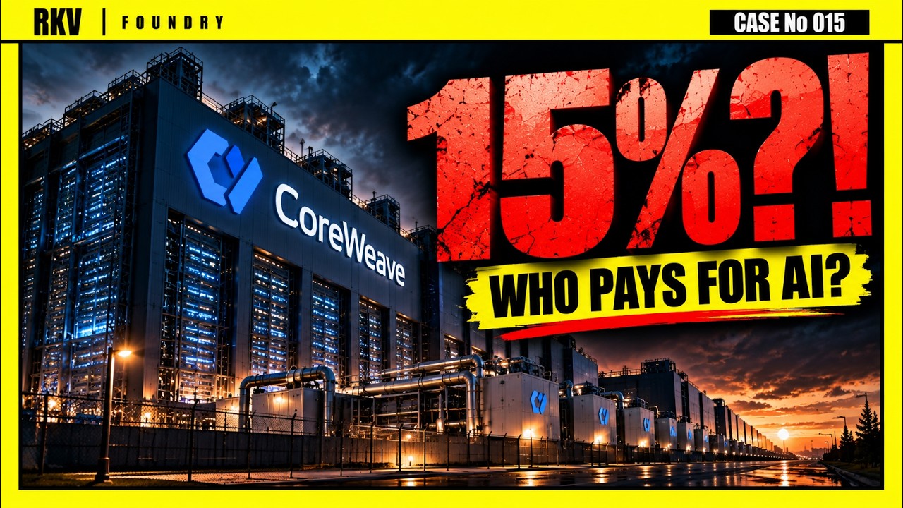 AI-империя CoreWeave: тревожный сигнал на 15%