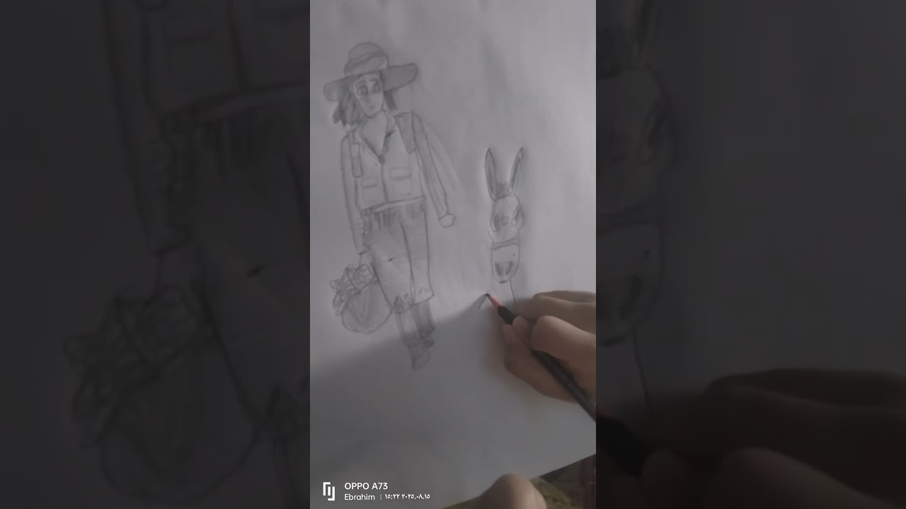 الفنان الصغير احمد محمود يرسم لوحات عالمية مفاجأة