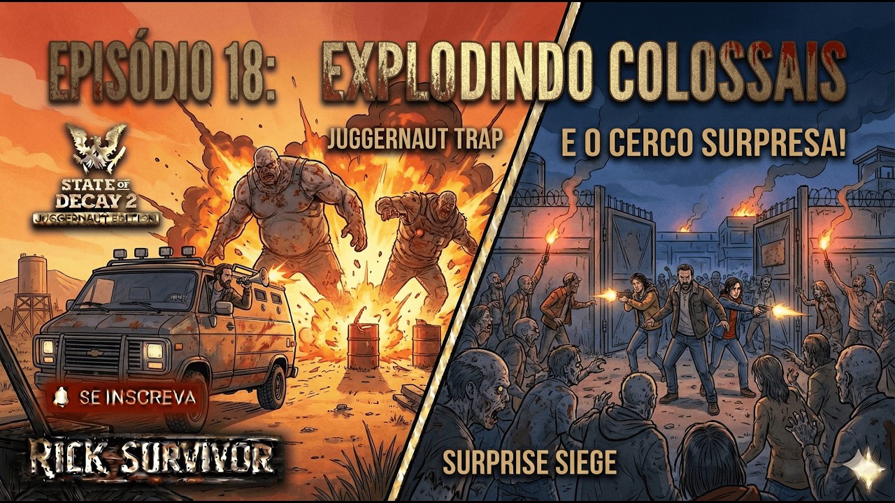 State of Decay 2- #EP 18 EXPLODINDO COLOSSAIS E O CERCO SURPRESA!