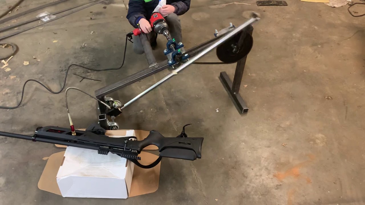 Diy electric PCP air rifle pump