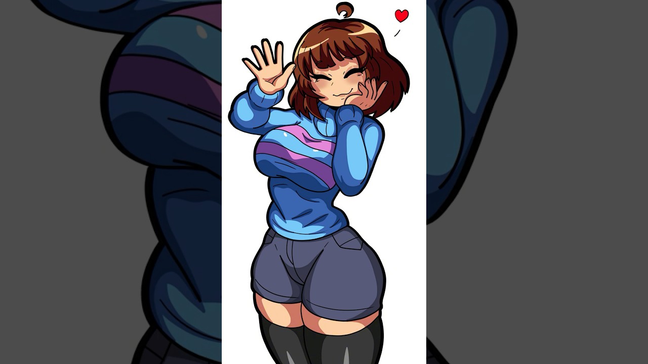Ways The Web Has Drawn Frisk #deltarune #undertale #gaming