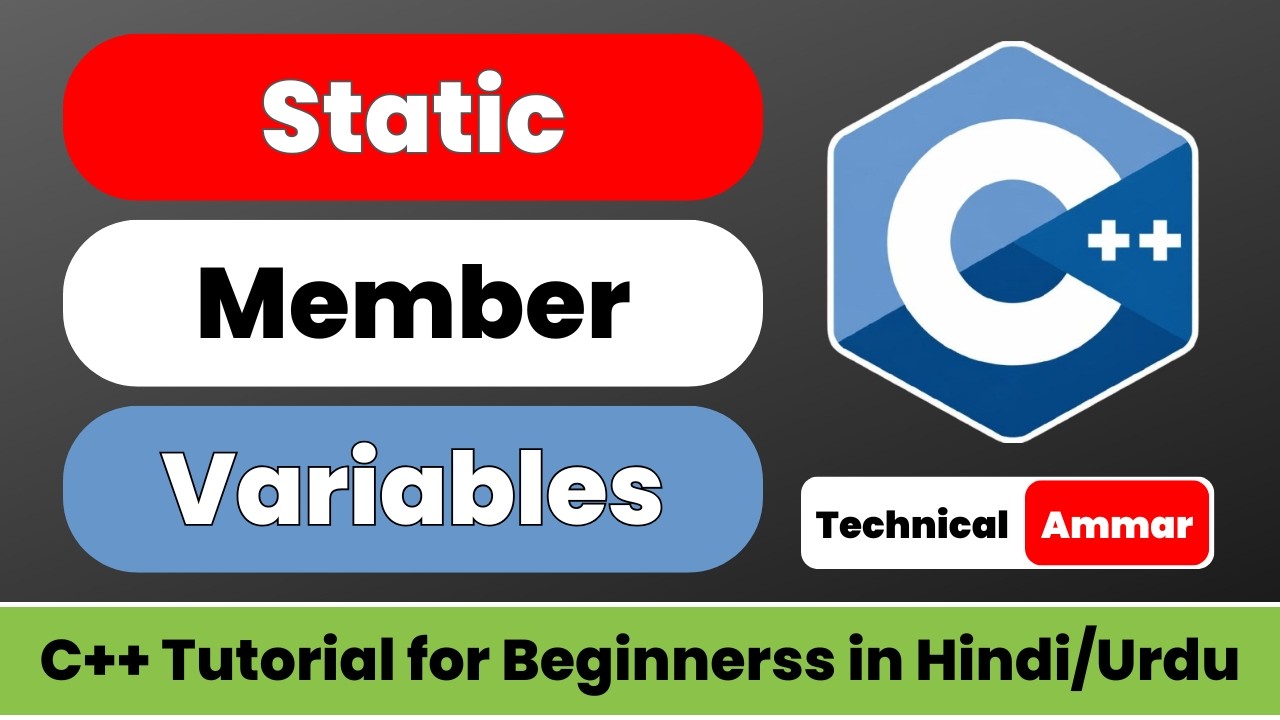Static Member Variables in C++ | Static Members in C++ | C++ Tutorial for Beginners #56