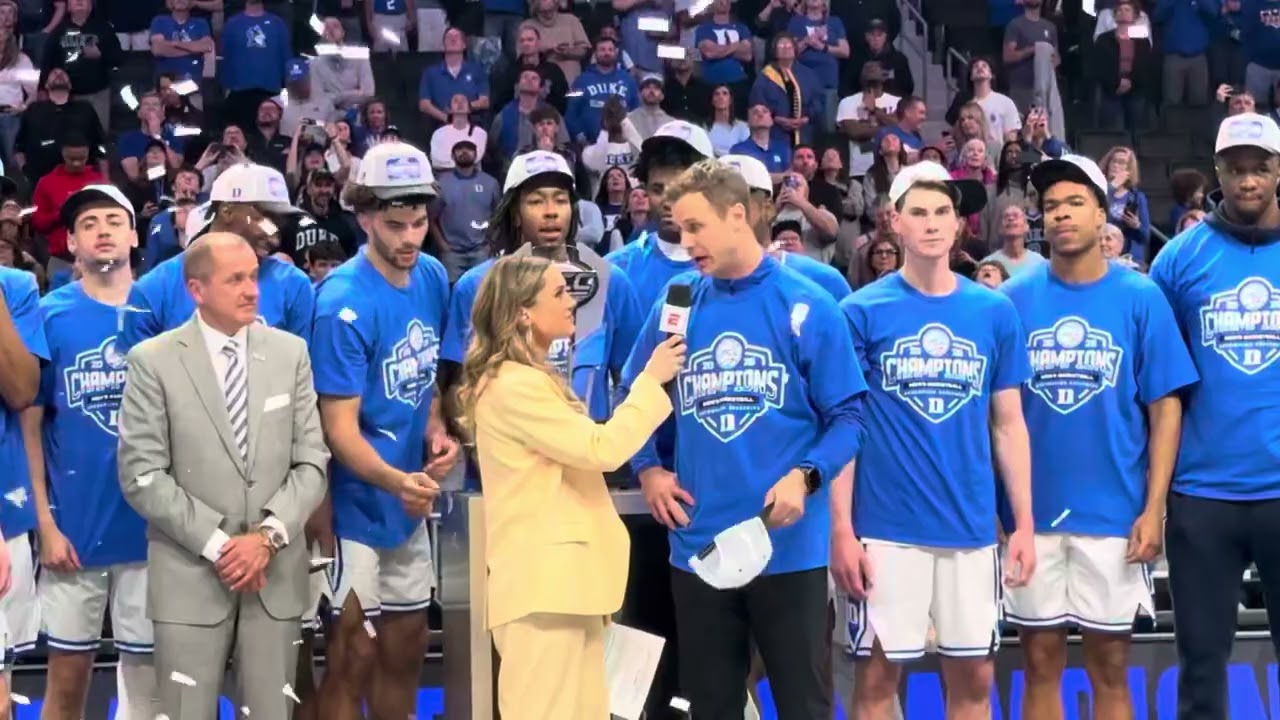 2026 ACC Tournament Championship Trophy Presentation (Full)