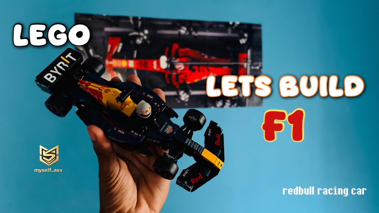 My First LEGO Build |  LEGO F1 RED BULL RACING CAR | Complete Building video