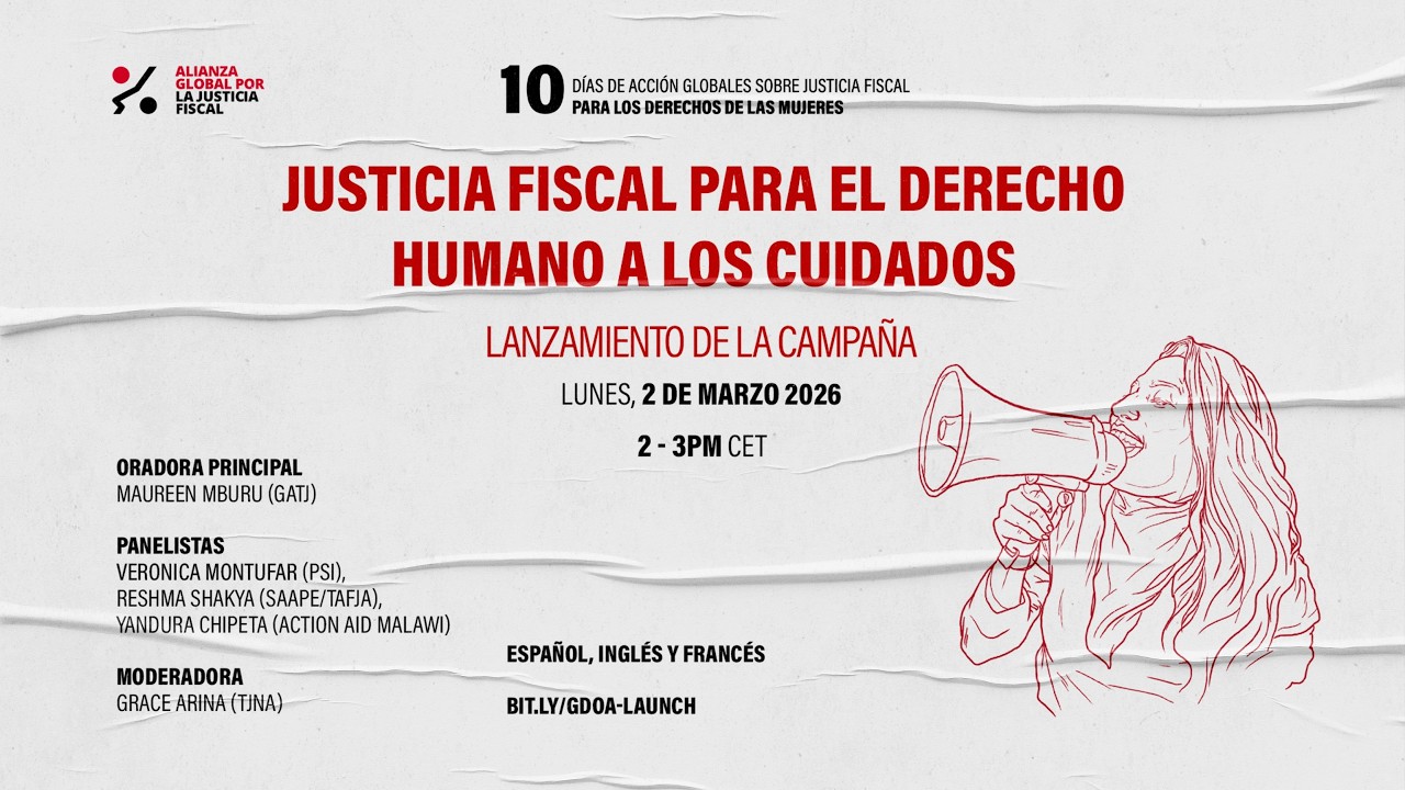 Justicia fiscal para el derecho humano a los cuidados