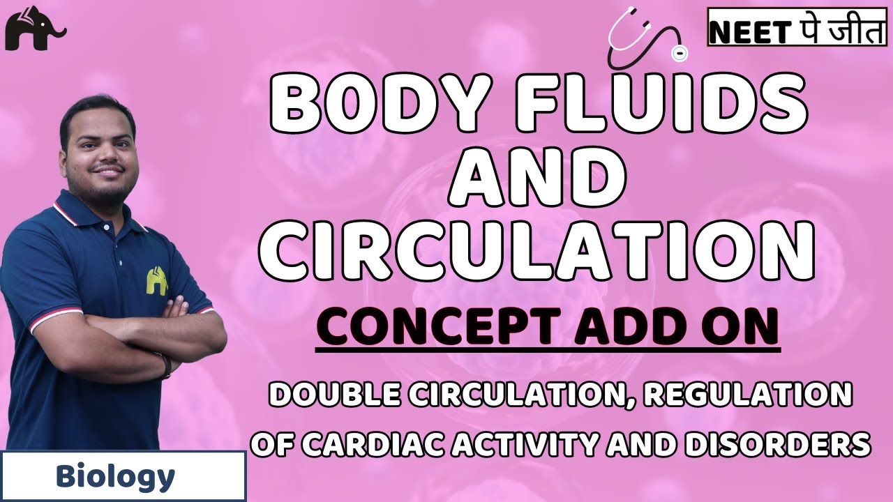 Body Fluids And Circulation Class 11 NEET - Regulation of Cardiac Activity, Disorders Double Biology