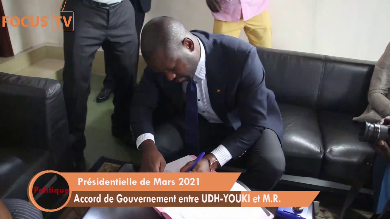Signature d'accord de Gouvernement entre l'UDH YUKI et le Mouvement Républicain.