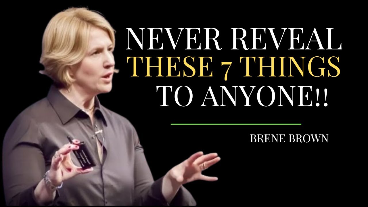 Never Reveal These 7 Things to Anyone | Brené Brown on Boundaries, Power & Self-Respect