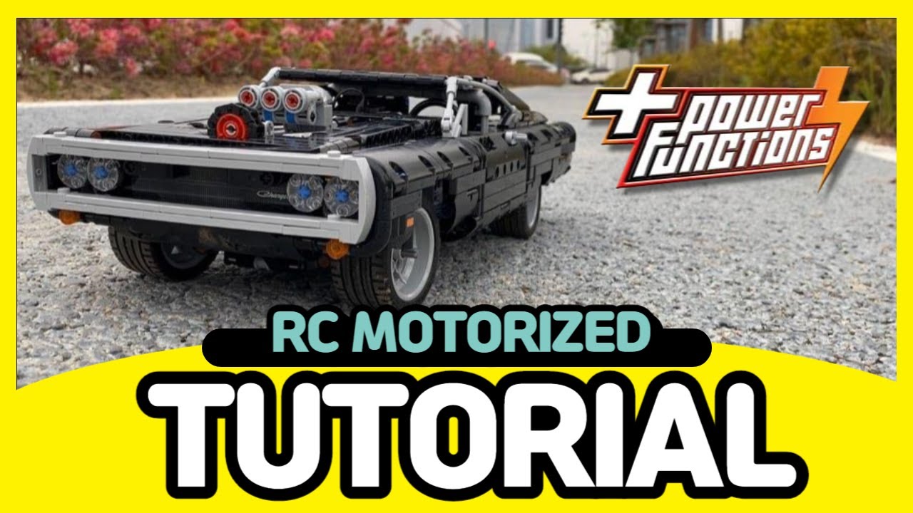[RC Tutorial] LEGO 42111 Dom's Dodge Charger Fast and Furious 레고 테크닉 닷지 RC 개조