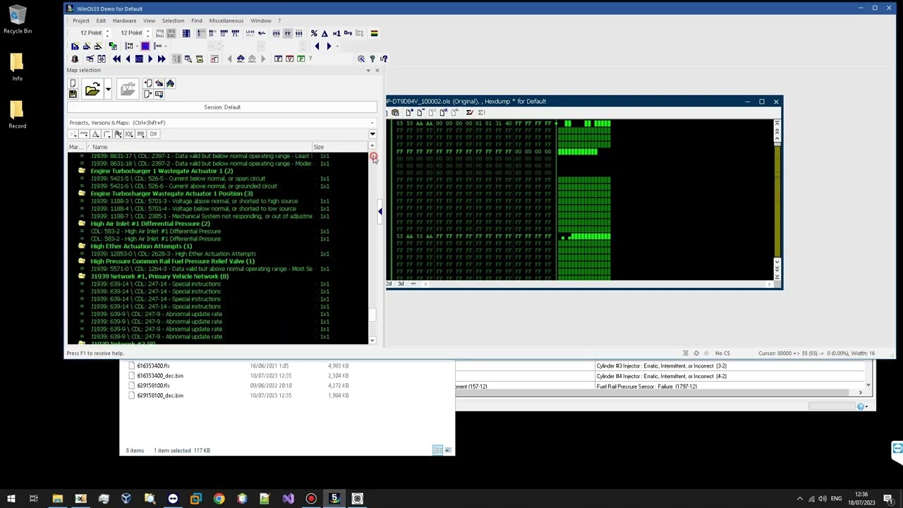 ModBytes FLS Tool - Caterpillar FLS Converter, Flash Files Database and DTC Mapping