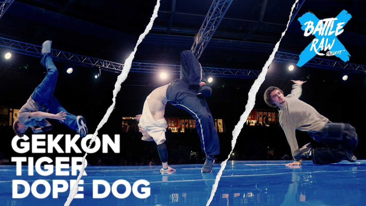 Bboy GEKKON, TIGER & DOPE DOG at Battle Raw Concept 2025