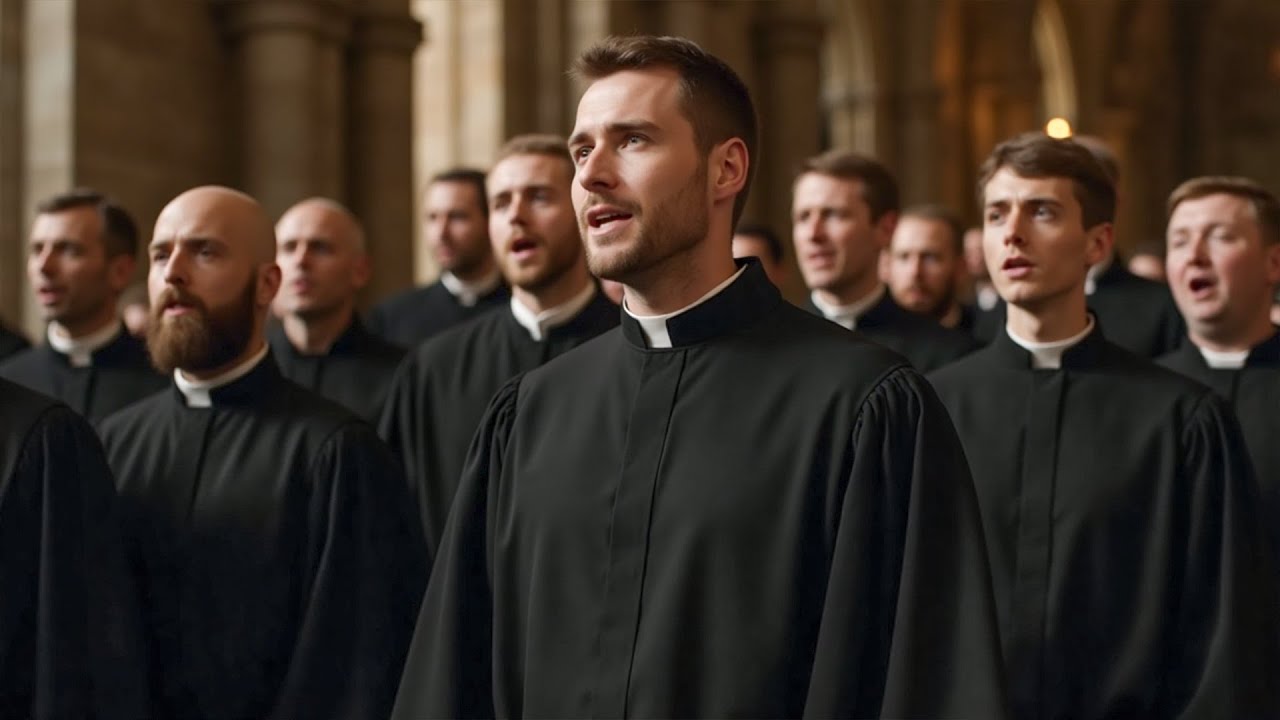 Gregorian Chants Honor and Praise God by Benedictine Monks - Ambience in the Monastery