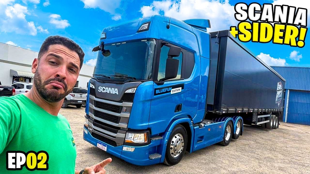 NOVO CONJUNTO ENGATADO 😍 SCANIA SIDER EP2