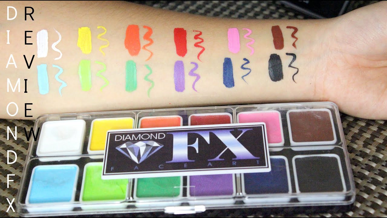 Diamond FX 12 Colour Face Art Palette REVIEW