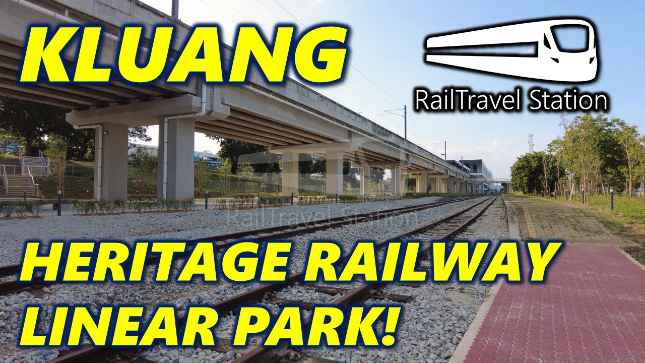 KLUANG HERITAGE RAILWAY LINEAR PARK! 🇲🇾🚆 Old Kluang Railway Station