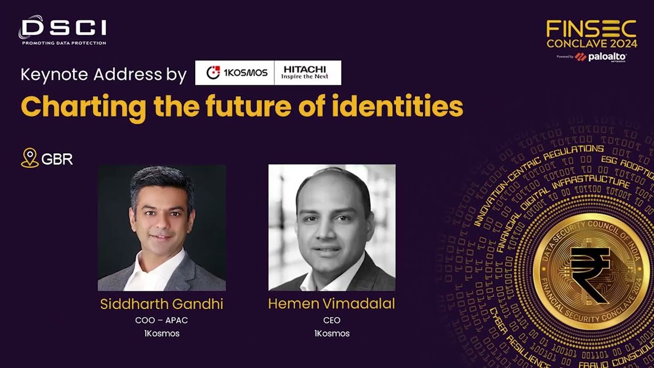 Day 1: Keynote | 1Kosmos | Charting The Future of Identities