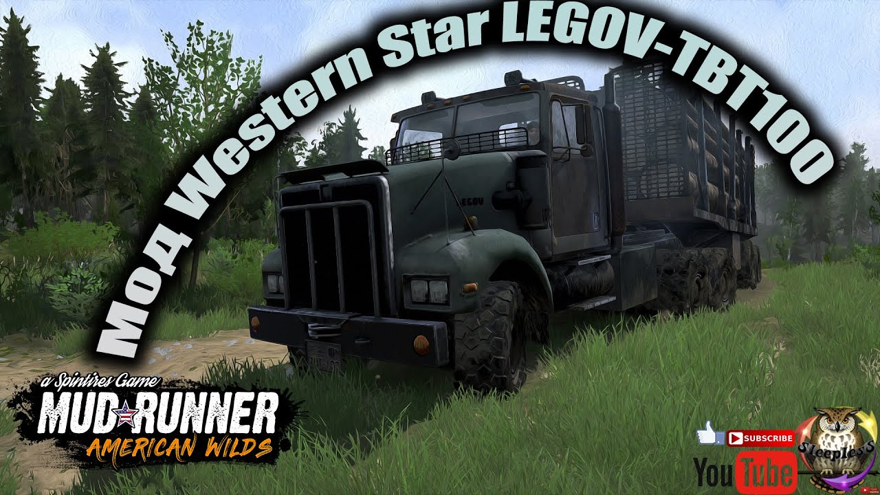 Мод Western Star LEGOV TBT100 тест драйв