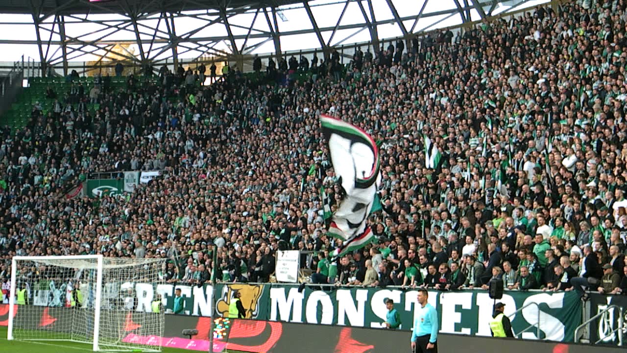 Ferencváros-Debrecen 2017.11.04. szurkolás