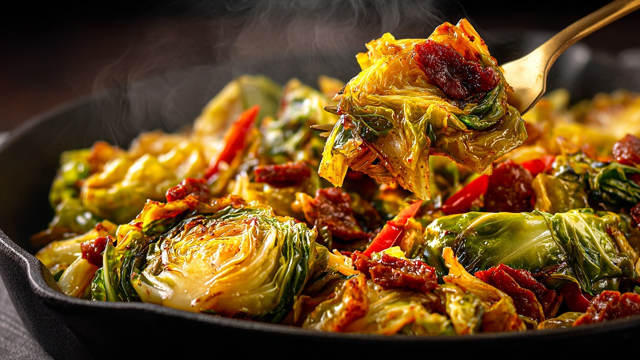 I cook cabbage like this every weekend ❗ Such a simple, very tasty and Quick One-Pan Dinner ❗