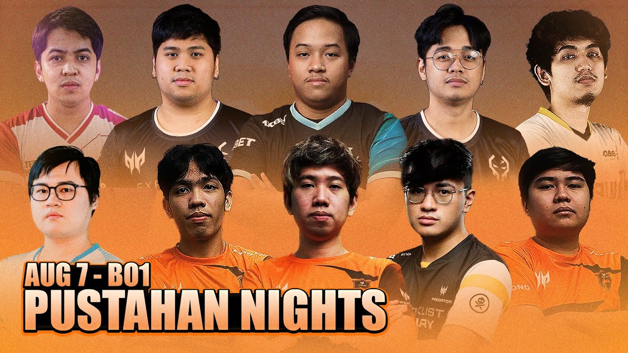 AUG 7 - PUSTAHAN NIGHTS BO1 - GABBI, KUKU, FORCE, JING, YOWE vs PALOS, BOB, TINO, JOLIBE, JWL