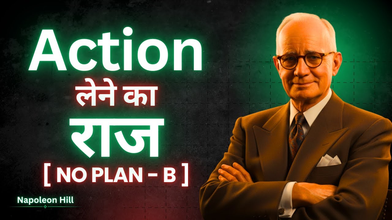 Action लेने का राज़ NO PLAN - B Napoleon Hill (Hindi) Motivation | Think and Grow Rich | Discipline
