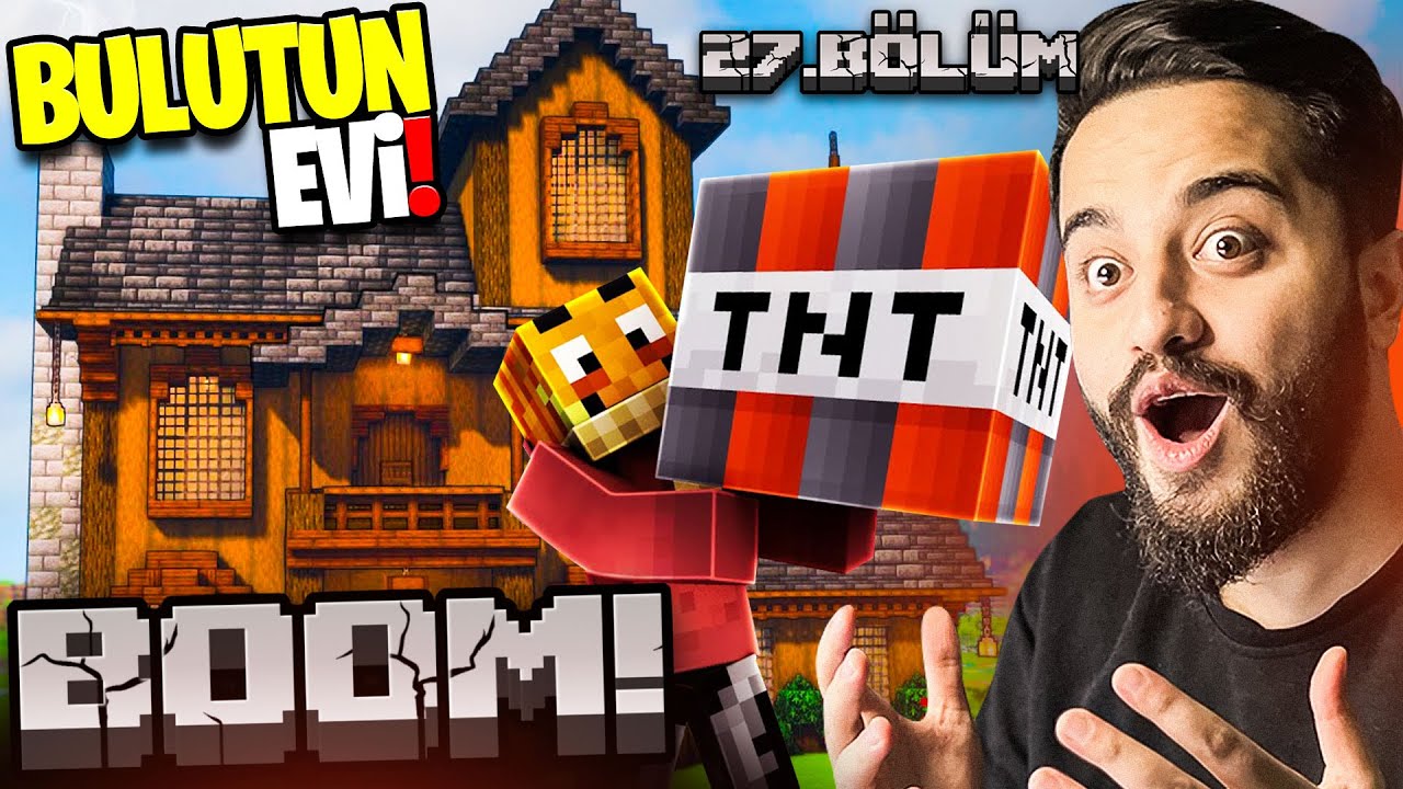 GÖRÜNMEZLİK İKSİRİ İÇİP GİZLİCE BULUTUN EVİNİ TNT İLE HAVAYA UÇURDUM! (K*FÜR ETTİ) 27. Bölüm