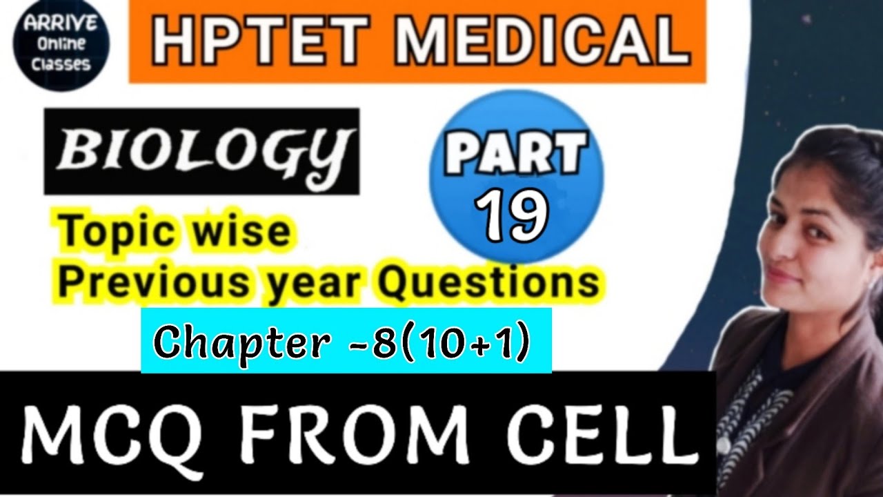 Part-19 || Cell very important MCQ || Target HPTET 2022 || HPTET Medical Previous Year Papers