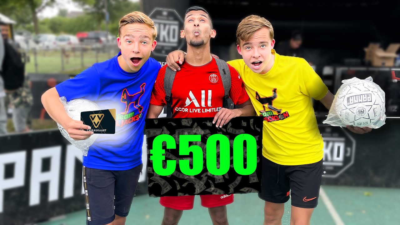 Ik probeerde 500 Euro te winnen bij dit Straatvoetbal toernooi!